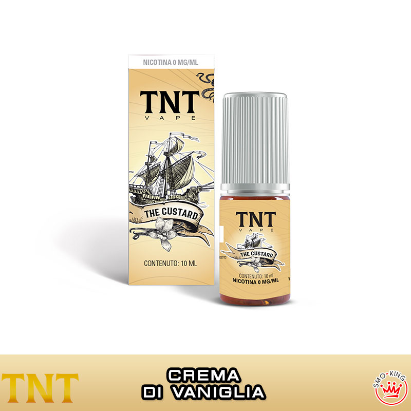 THE CUSTARD 10 ml Liquido Pronto Nicotina TNT VAPE