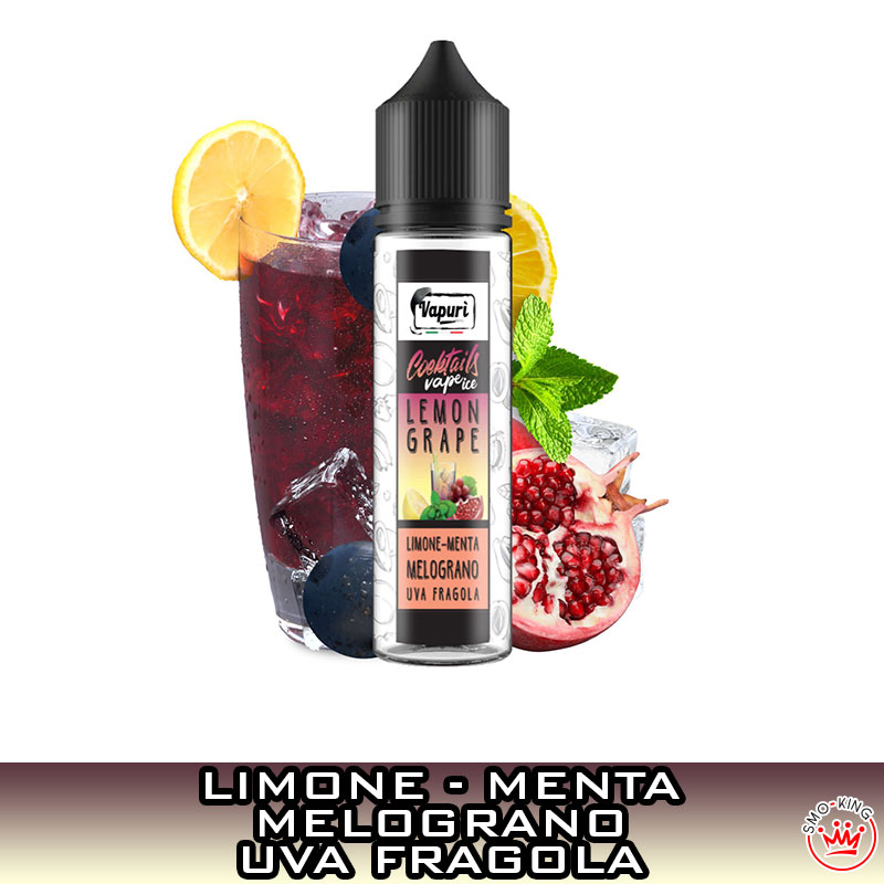 Lemon Grape Cocktails Vape Ice Aroma Scomposto 20 ml Vapurì