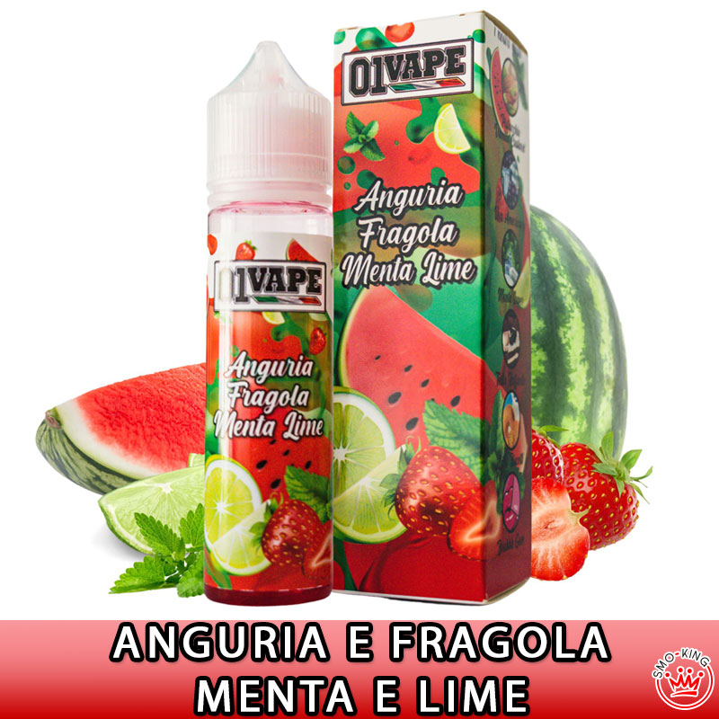Anguria Fragola Menta Lime Aroma Scomposto 20 ml 01VAPE