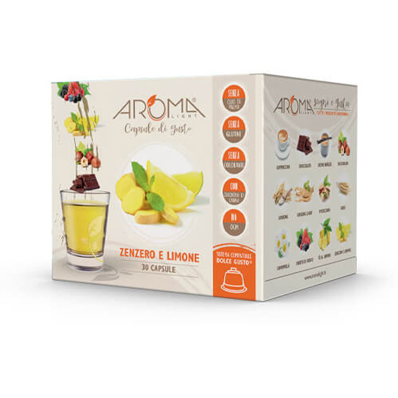 Zenzero e Limone Nescafè Dolce Gusto 30pz Aroma Light