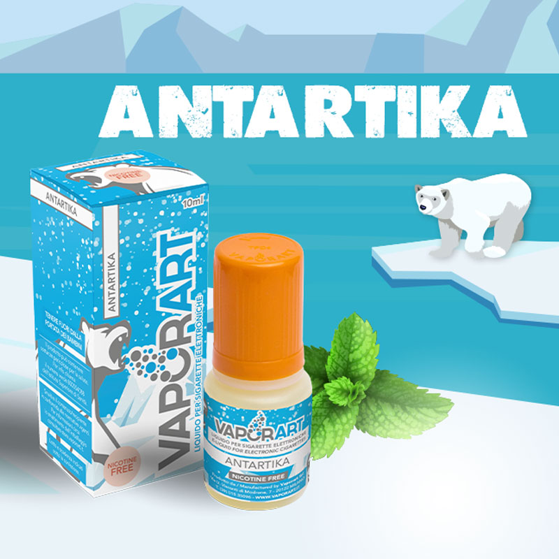 Antartika 10 ml Liquido pronto Nicotina Vaporart