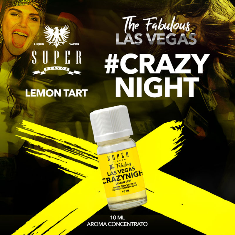 Crazynight Las Vegas Aroma Concentrato 10 ml Super Flavor