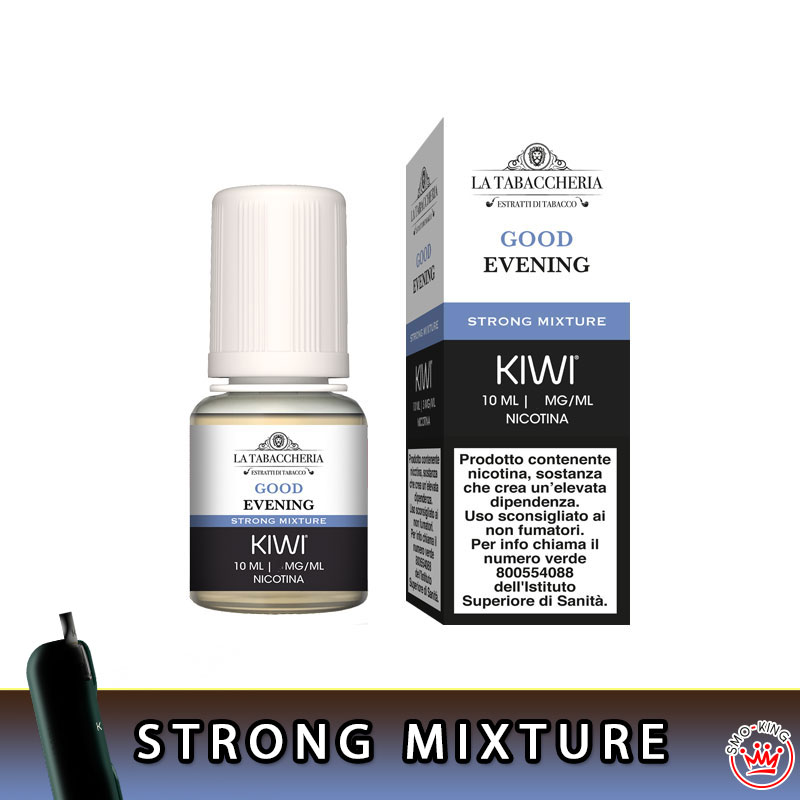 Good Evening Liquido Pronto KIWI Flavors 10 ml TPD by La Tabaccheria