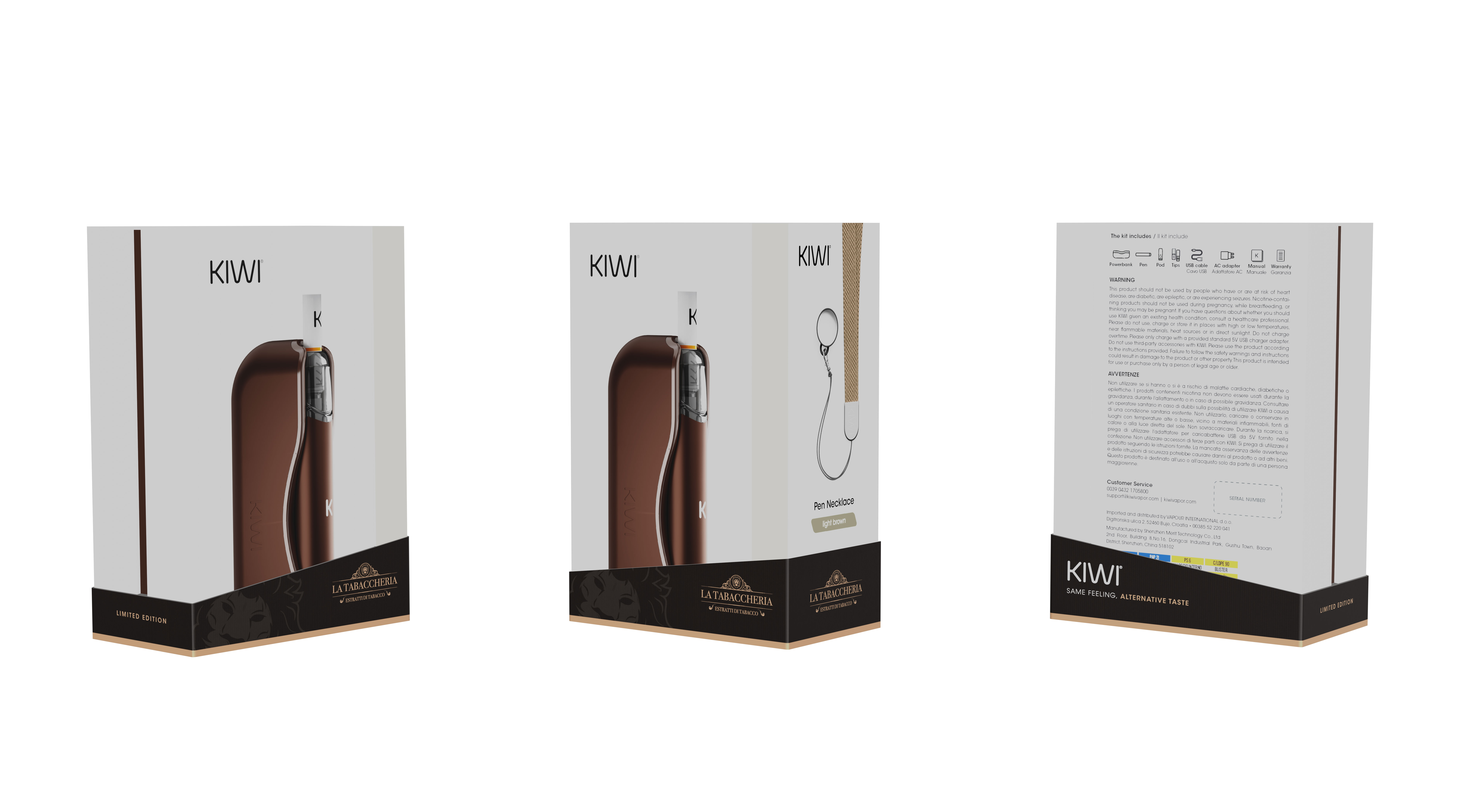 KIWI Sigaretta Elettronica Kit Limited Edition Kiwi Vapor by La Tabaccheria