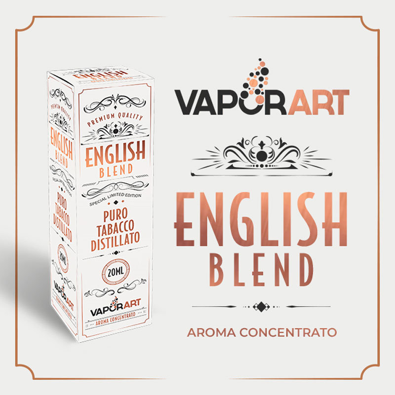 English Blend Puro Tabacco Distillato Aroma Scomposto 20 ml Vaporart