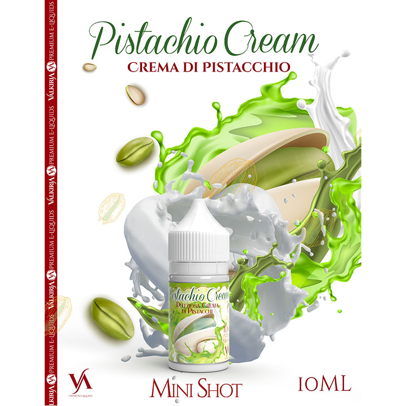 Pistacchio Cream Mini Shot 10 ml in 30 ml Valkiria