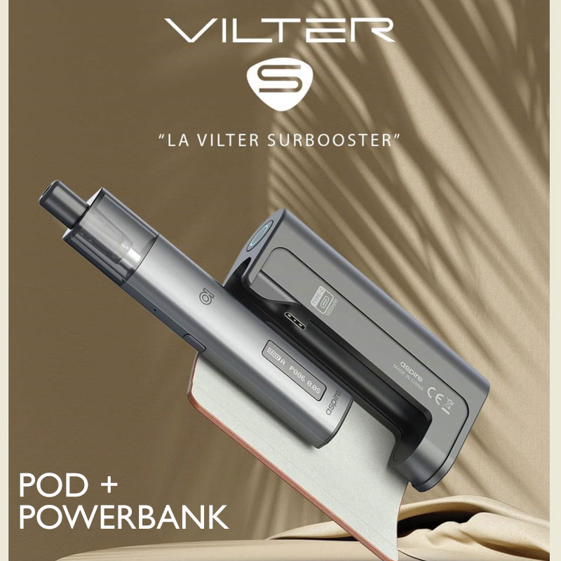Kit VILTER S Sigaretta Elettronica con Powerbank Asprire