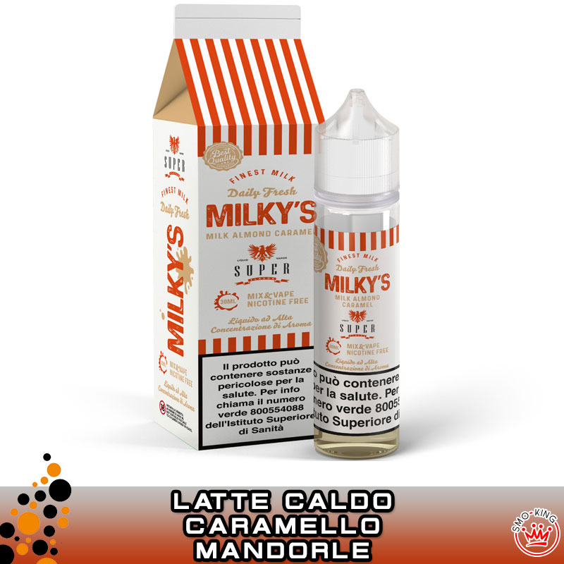 MILKY'S ALMOND CARAMEL Mix&Vape 30 ml Super Flavor