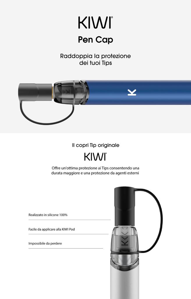 Pen Cap Kiwi Salva Filtro Sigaretta Elettronica Kiwi Vapor