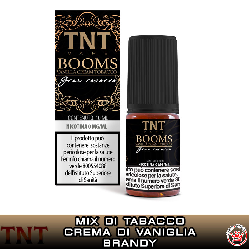 BOOMS VCT Gran Reserve 10 ml Liquido Pronto Nicotina TNT VAPE