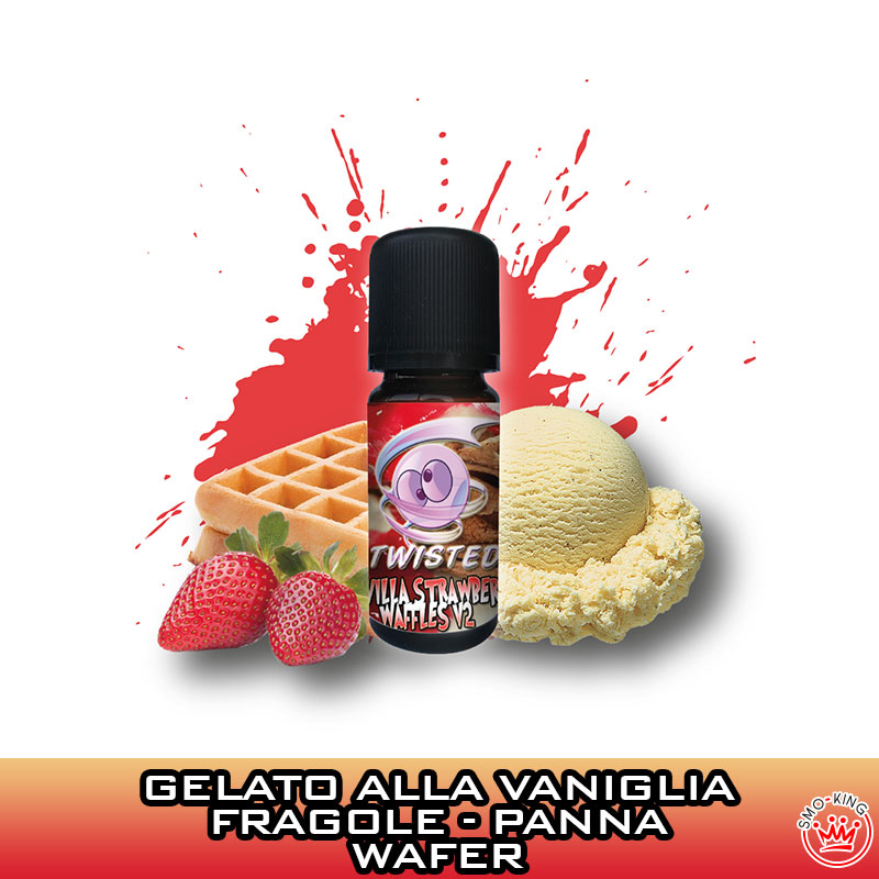 Twisted Vanilla Strawberry Waffles v2 Aroma Concentrato 10ml