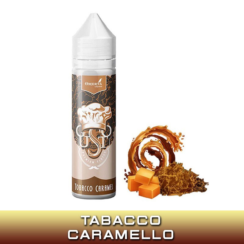 Gusto Tobacco Caramel Aroma 20 ml Omerta Liquids