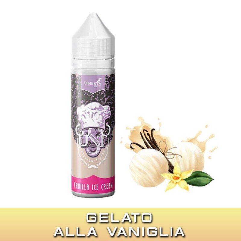 Gusto Vanilla Ice Cream Aroma 20 ml Omerta Liquids