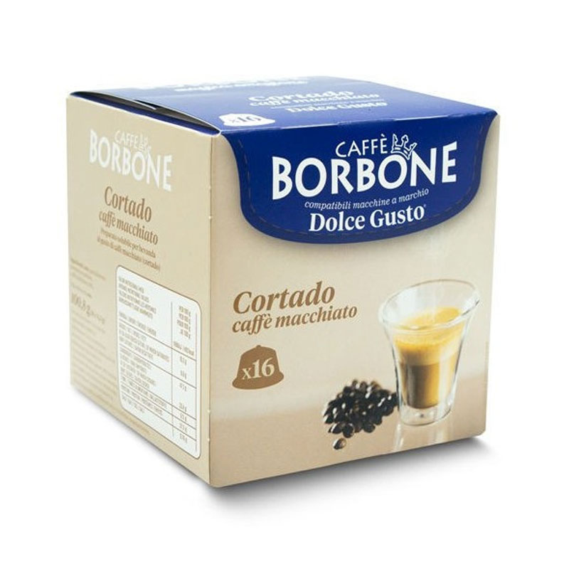 Capsule CORTADO Nescafé Dolce Gusto 16pz Caffè Borbone