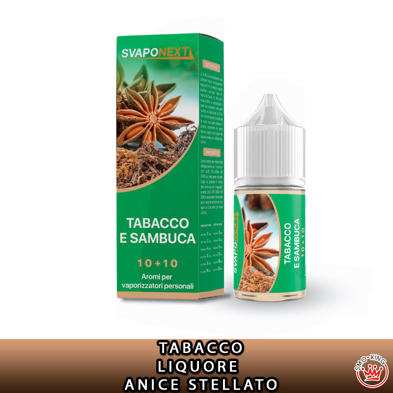 Tabacco e Sambuca Mini Shot 10 ml SvapoNext