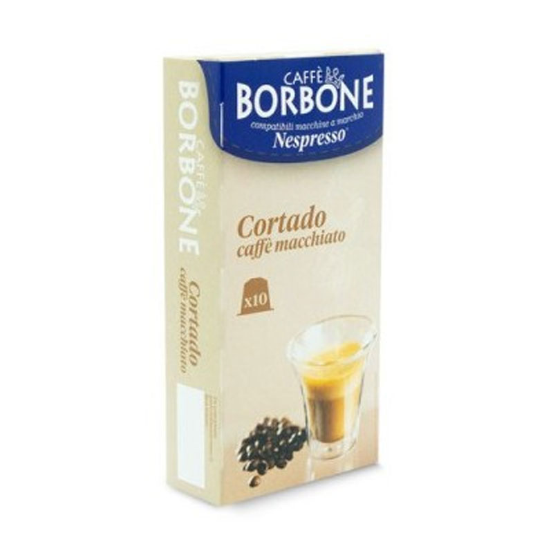 Nespresso 10pz Capsule CORTADO Caffè Borbone