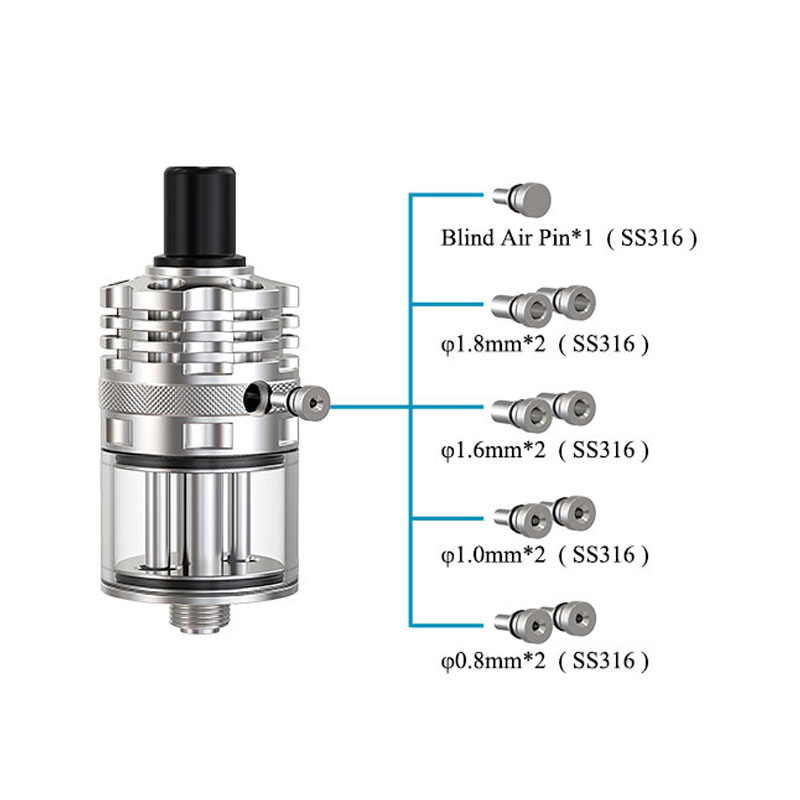 Ripley MTL RDL Atomizzatore RDTA Air Pin