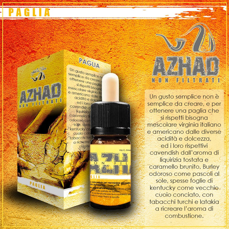 Azhad Non Filtrati Paglia Aroma 10 ml