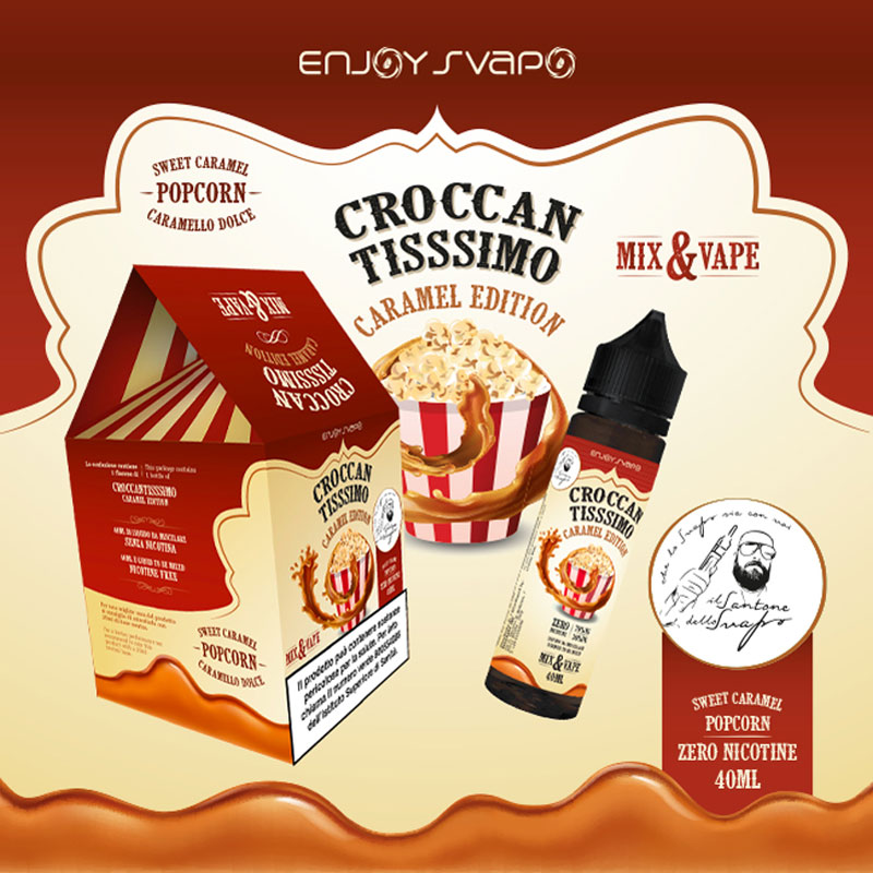 Croccantissimo Caramel Edtion 40 ml Mix Il Santone dello Svapo