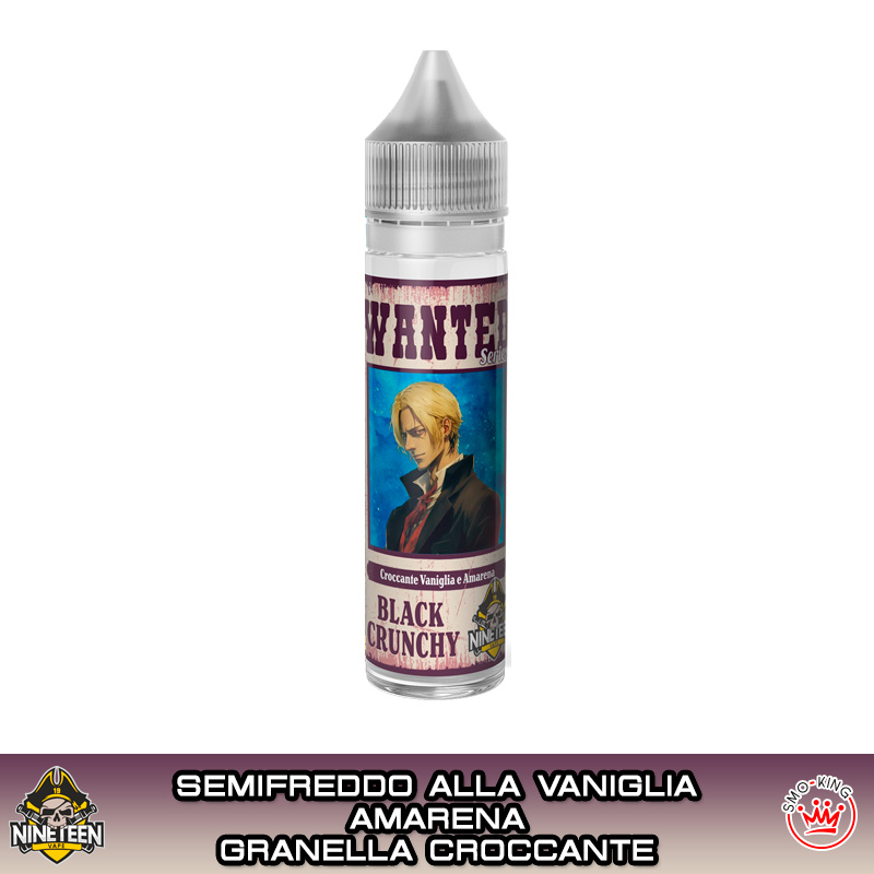 Black Crunchy Wanted Aroma 20 ml Nineteen Vape