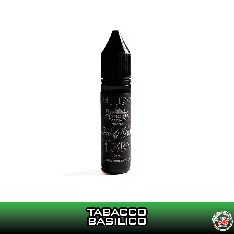 Tabacco e Basilico Linea Terra Aroma 20 ml Officine Svapo