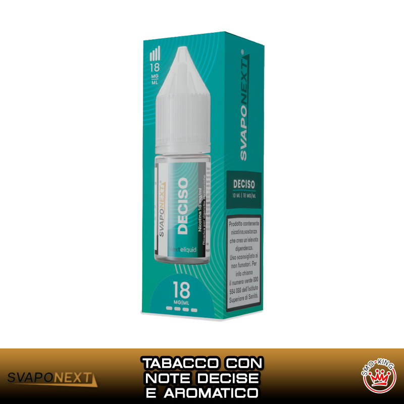DECISO Liquido Pronto Nicotina 10 ml Next eliquid by Svaponext