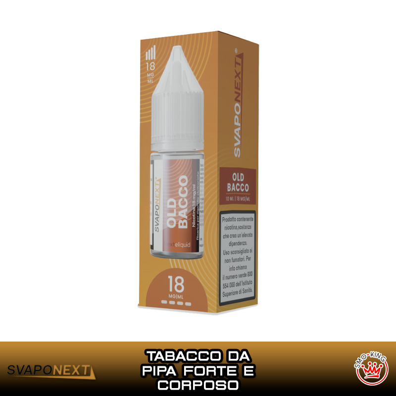 OLD BACCO Liquido Pronto Nicotina 10 ml Next eliquid by Svaponext