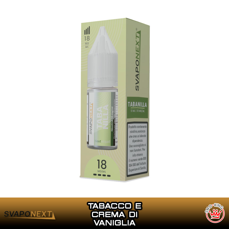 TABANILLA Liquido Pronto Nicotina 10 ml Next eliquid by Svaponext