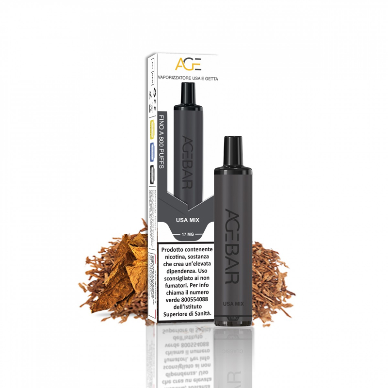 AGEBAR Usa Mix 400mAh Sigaretta Usa e Getta 800 Puff