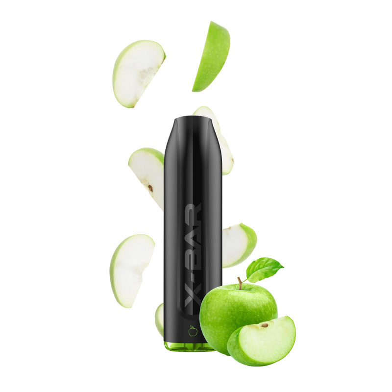 X Bar Pro Green Apple 850mAh Sigaretta Usa e Getta 1500 Puff