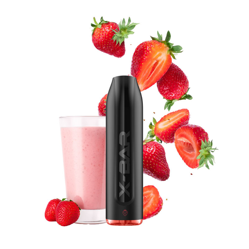 X Bar Pro Strawberry Milkshake 850mAh Sigaretta Usa e Getta 1500 Puff