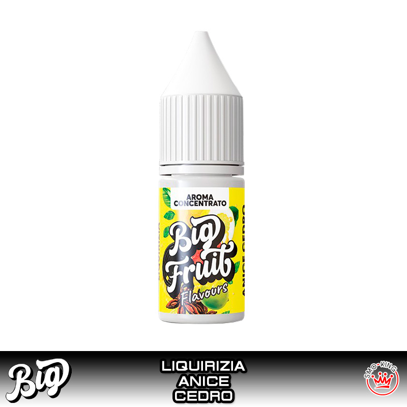 LIQUIRIZIA & CEDRO Big Fruit Aroma Concentrato 10 ml BIG