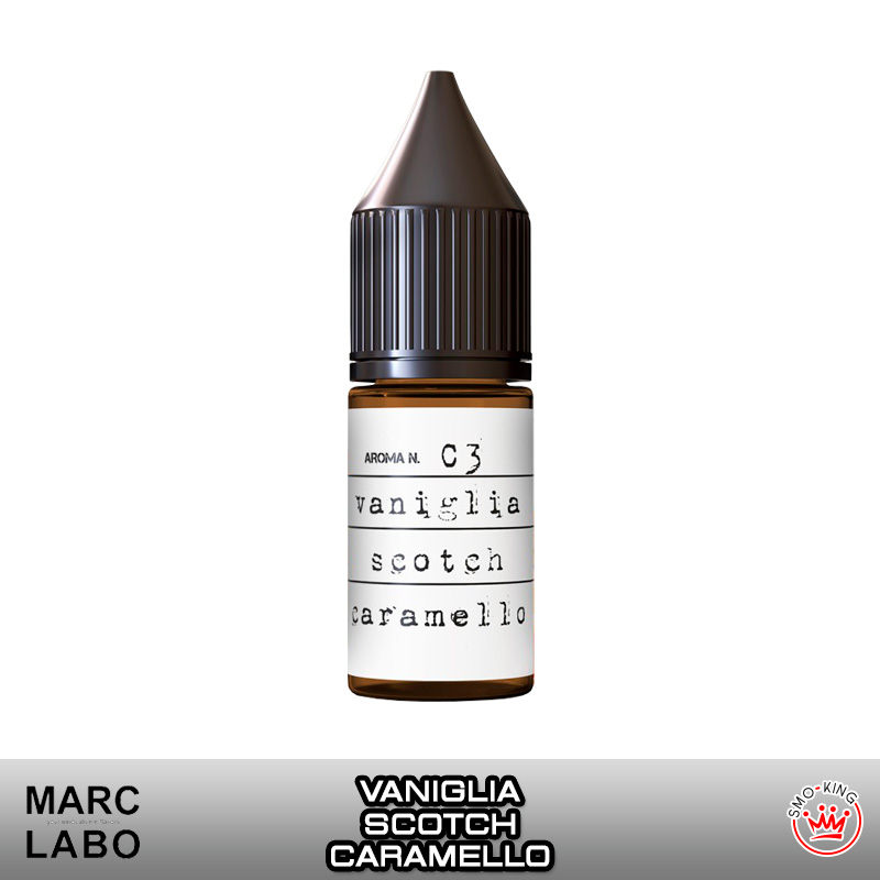 C3 CREMA 3.0 Vaniglia Scotch Caramello Aroma Concentrato 10 ml Marc Labo