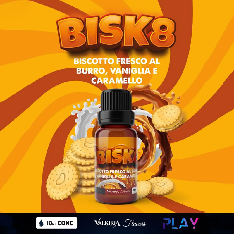 Bisk8 PLAY Aroma Concentrato 10ml Valkiria