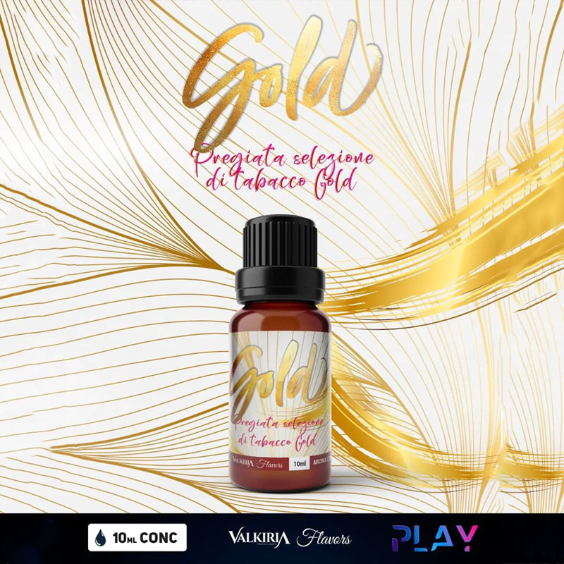 Gold Tabacco PLAY Aroma Concentrato 10ml Valkiria