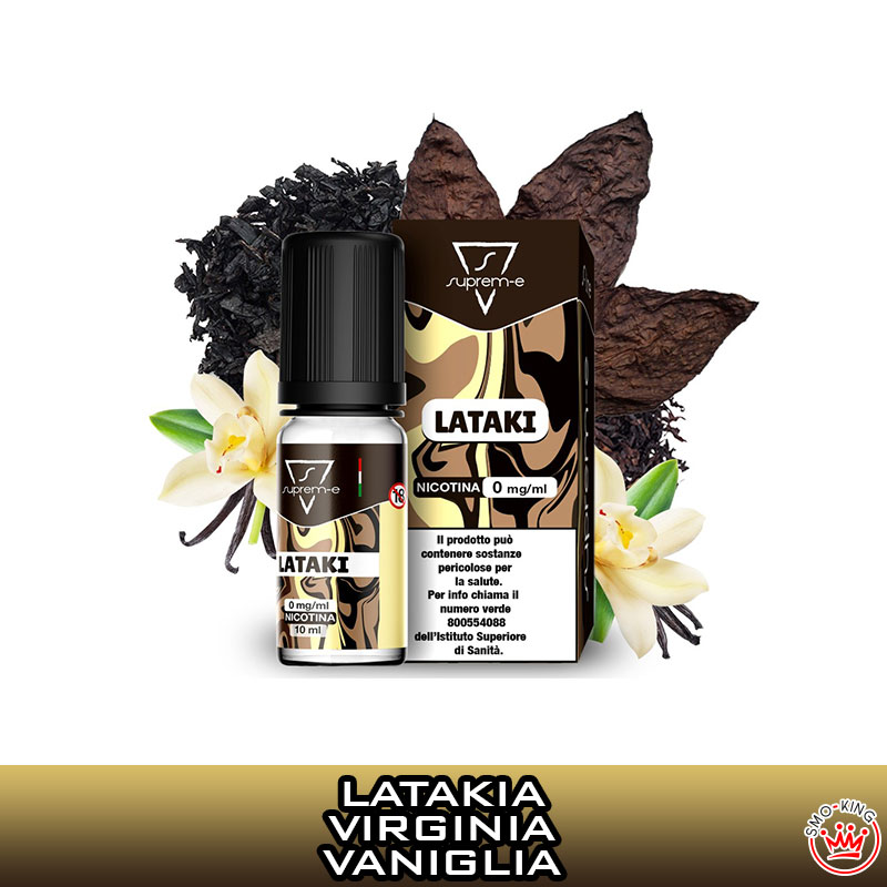 Lataki S-Line 10ml Liquido Pronto Nicotina Suprem-e