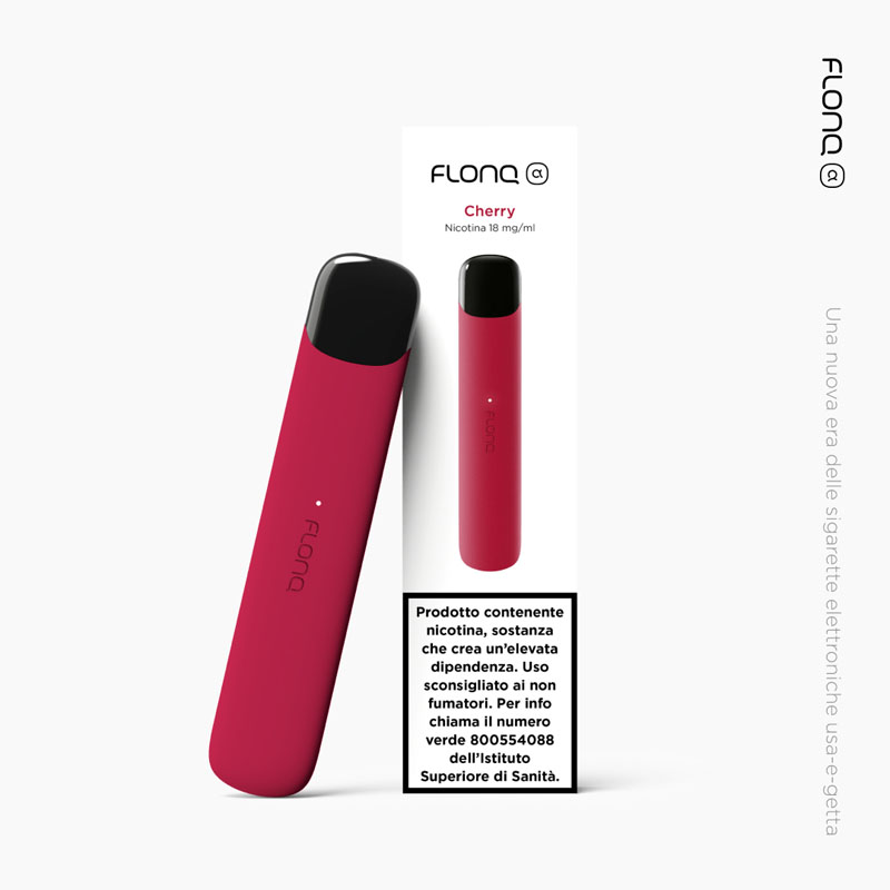 Flonq Alpha CHERRY Sigaretta Usa e Getta 600 Puff