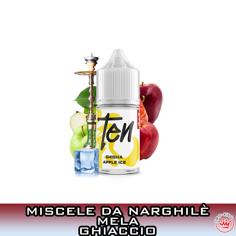 TEN Shisha Apple Ice Mini Shot 10+10 ml Ghost Bus Club