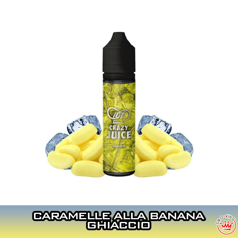 Banana Retrò Ice Crazy Juice Aroma Scomposto 20 ml Mukk Mukk