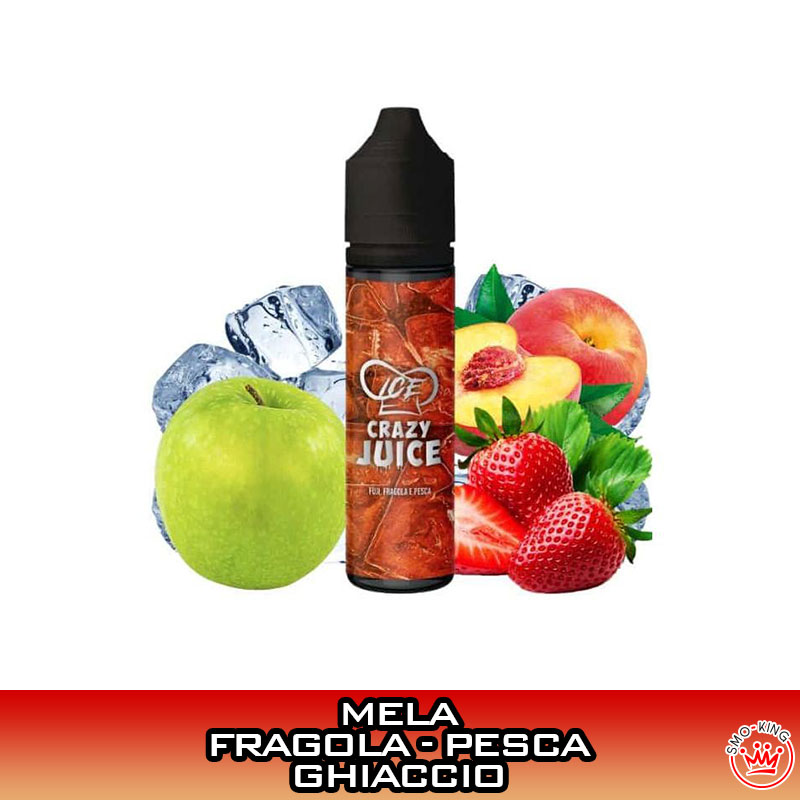 Fuji Fragola e Pesca Ice Crazy Juice Aroma Scomposto 20 ml Mukk Mukk