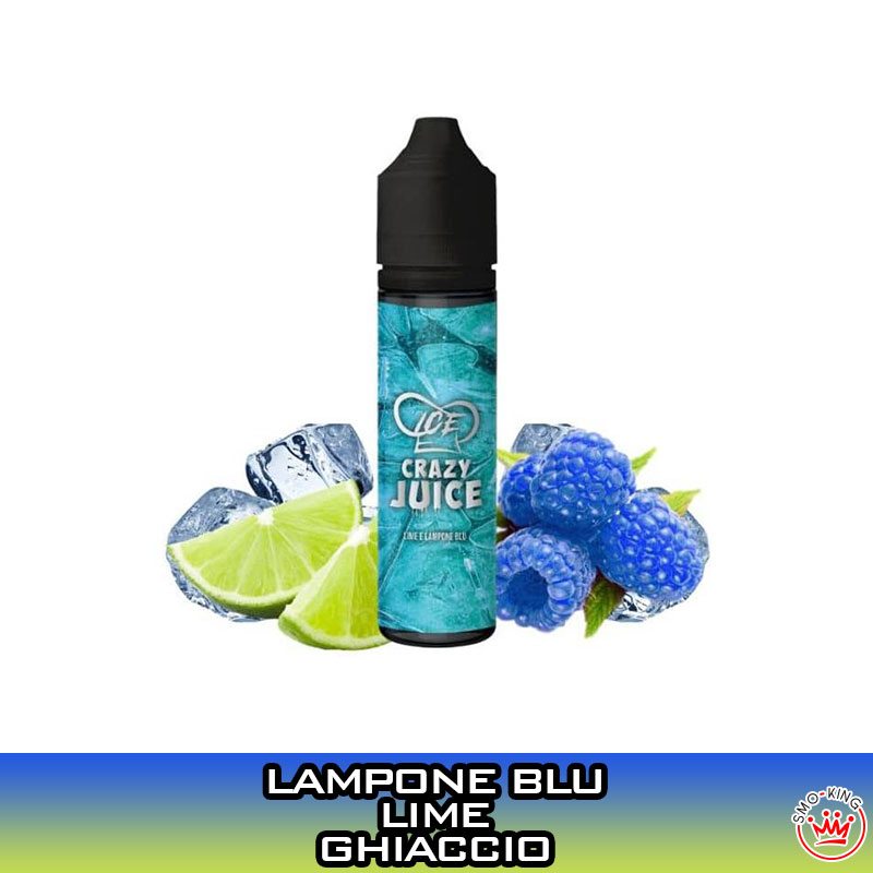 Lime e Lampone Blu Ice Crazy Juice Aroma Scomposto 20 ml Mukk Mukk