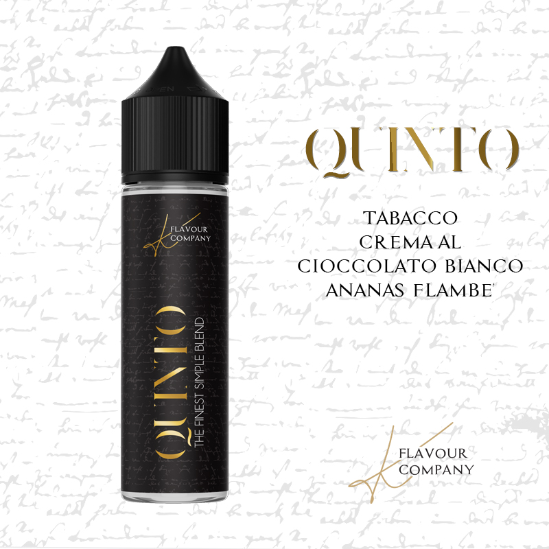 K Flavour Company QUINTO Aroma 20 ml per sigarette elettroniche