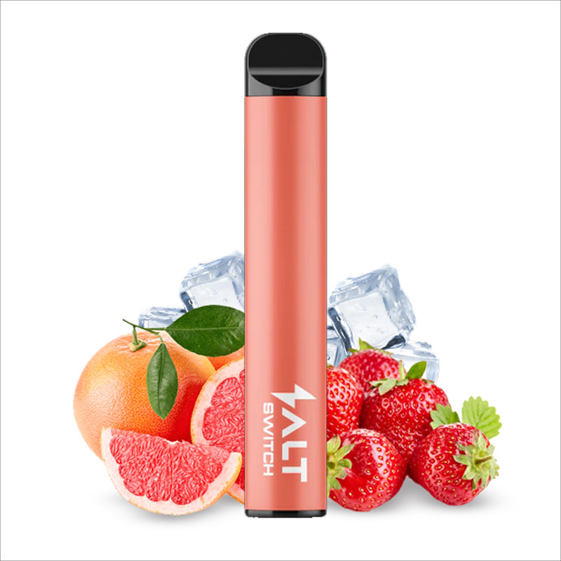 Salt Switch Grapefruit Strawberry 350mAh Sigaretta Usa e Getta 600 Puff