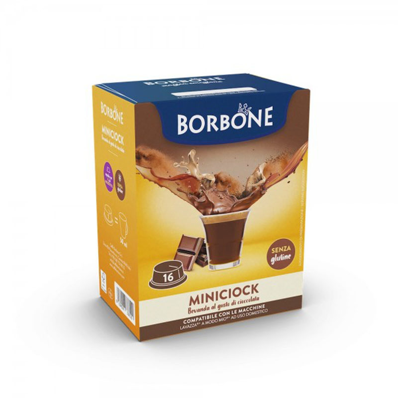 Capsule MINICIOCK A Modo Mio 16pz Caffè Borbone