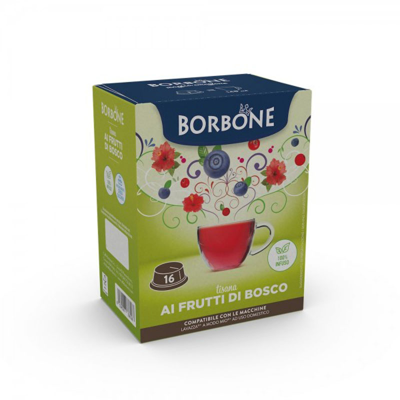 Capsule FRUTTI DI BOSCO A Modo Mio 16pz Caffè Borbone