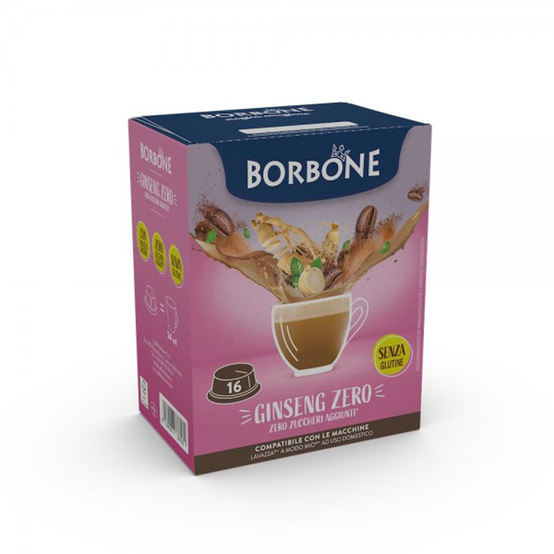 Capsule GINSENG ZERO A Modo Mio 16pz Caffè Borbone