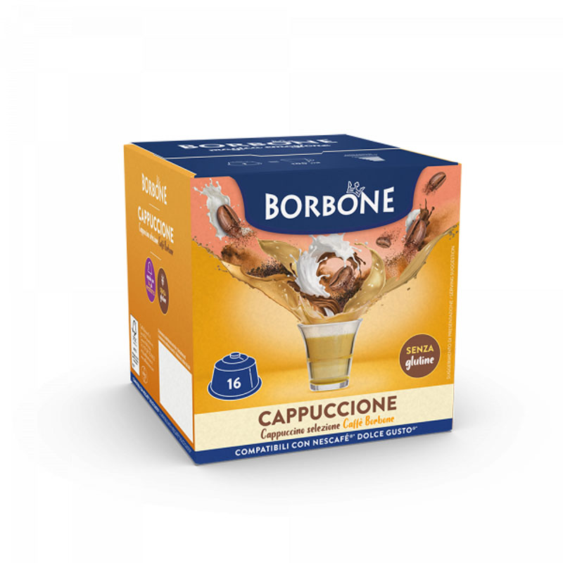 Capsule CAPPUCCIONE Nescafé Dolce Gusto 16pz Caffè Borbone