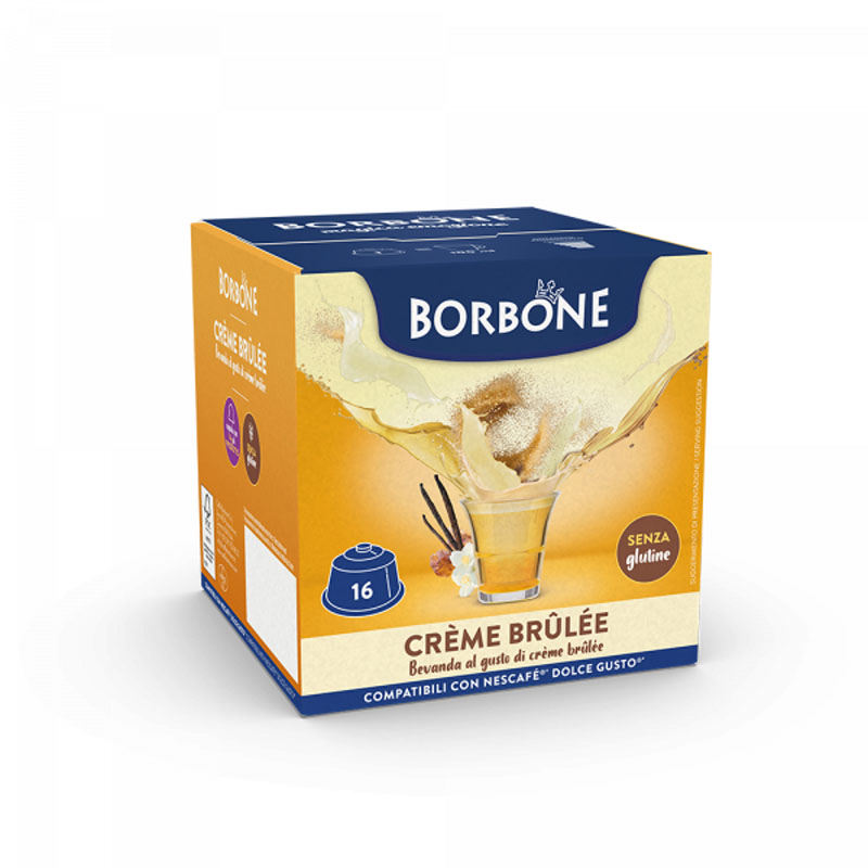 Capsule CREME BRULEE Nescafé Dolce Gusto 16pz Caffè Borbone