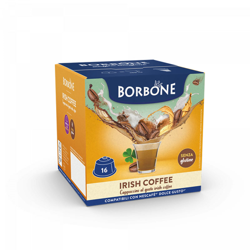 Capsule IRISH COFFEE Nescafé Dolce Gusto 16pz Caffè Borbone