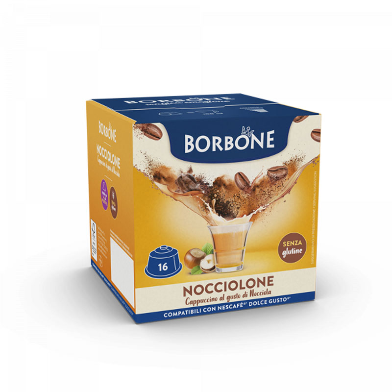 Capsule NOCCIOLONE Nescafé Dolce Gusto 16pz Caffè Borbone